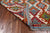 SUPER SALE 2' 8" X 8' 3" Runner Reversible Kilim Flat Weave Wool On Wool Rug - Q24217