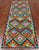 SUPER SALE 2' 10" X 7' 9" Runner Reversible Kilim Flat Weave Wool On Wool Rug - Q24219