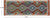 SUPER SALE 1' 10" X 5' 0" Reversible Kilim Flat Weave Wool On Wool Runner Rug - Q24234