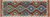 SUPER SALE 1' 10" X 5' 0" Reversible Kilim Flat Weave Wool On Wool Runner Rug - Q24234