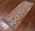 SUPER SALE 2' 5" X 6' 5" Reversible Kilim Flat Weave Wool On Wool Runner Rug - Q24235