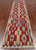 SUPER SALE 2' 10" X 12' 8" Reversible Kilim Flat Weave Wool On Wool Runner Rug - Q24243