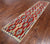 SUPER SALE 2' 10" X 12' 8" Reversible Kilim Flat Weave Wool On Wool Runner Rug - Q24243