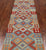 SUPER SALE 2' 10" X 12' 7" Reversible Kilim Flat Weave Wool On Wool Runner Rug - Q24248