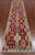 SUPER SALE 2' 9" X 12' 8" Runner Reversible Kilim Flat Weave Wool On Wool Rug - Q24251