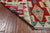 SUPER SALE 2' 9" X 12' 8" Runner Reversible Kilim Flat Weave Wool On Wool Rug - Q24251