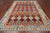 SUPER SALE 8' 7" X 11' 3" Reversible Kilim Flat Weave Wool On Wool Rug - Q24259