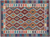 SUPER SALE 5' 1" X 6' 7" Reversible Kilim Flat Weave Wool On Wool Rug - Q24262