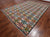 SUPER SALE 9' 9" X 12' 9" Reversible Kilim Flat Weave Wool On Wool Rug - Q24264