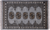 Grey 2' 0" X 3' 2" Silky Bokhara Hand Knotted Wool Rug - Q24274