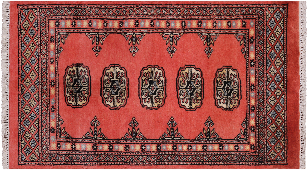 2' 0" X 3' 5" Silky Bokhara Hand Knotted Wool Rug - Q24275