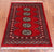 Red 2' 1" X 3' 1" Silky Bokhara Handmade Wool Rug - Q24276