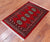Red 2' 1" X 3' 1" Silky Bokhara Handmade Wool Rug - Q24276