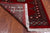 Red 2' 1" X 3' 1" Silky Bokhara Handmade Wool Rug - Q24276