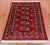 Red 2' 0" X 2' 10" Silky Bokhara Handmade Wool Rug - Q24278