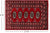 Red 2' 0" X 2' 10" Silky Bokhara Handmade Wool Rug - Q24278