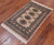 Beige 2' 0" X 3' 1" Silky Bokhara Handmade Wool Rug - Q24280