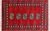 Red 2' 0" X 3' 0" Silky Bokhara Hand-Knotted Wool Rug - Q24282