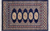 Navy Blue 2' 0" X 3' 0" Silky Bokhara Hand Knotted Wool Rug - Q24283