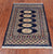 Navy Blue 2' 0" X 3' 0" Silky Bokhara Hand Knotted Wool Rug - Q24283