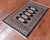 Navy Blue 2' 0" X 3' 0" Silky Bokhara Hand Knotted Wool Rug - Q24283
