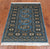 Blue 2' 0" X 2' 11" Silky Bokhara Hand Knotted Wool Rug - Q24284