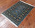 Blue 2' 0" X 2' 11" Silky Bokhara Hand Knotted Wool Rug - Q24284