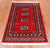 Red 2' 1" X 3' 4" Silky Bokhara Hand-Knotted Wool Rug - Q24285