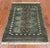Green 2' 1" X 2' 11" Silky Bokhara Handmade Wool Rug - Q24289