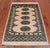 Ivory 2' 0" X 3' 0" Silky Bokhara Handmade Wool Rug - Q24291
