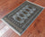 Grey 2' 0" X 3' 3" Silky Bokhara Hand Knotted Wool Rug - Q24294