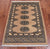 Beige 2' 0" X 3' 3" Silky Bokhara Handmade Wool Rug - Q24298