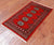 Red 2' 0" X 3' 3" Silky Bokhara Hand Knotted Wool Rug - Q24301