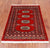 Red 2' 0" X 2' 10" Silky Bokhara Hand-Knotted Wool Rug - Q24307