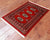 Red 2' 0" X 2' 10" Silky Bokhara Hand-Knotted Wool Rug - Q24307
