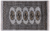 Grey 1' 11" X 3' 0" Silky Bokhara Hand Knotted Wool Rug - Q24308
