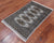 Grey 1' 11" X 3' 0" Silky Bokhara Hand Knotted Wool Rug - Q24308