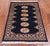 Navy Blue 2' 0" X 3' 1" Silky Bokhara Hand-Knotted Wool Rug - Q24313
