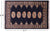 Navy Blue 2' 0" X 3' 1" Silky Bokhara Hand-Knotted Wool Rug - Q24313