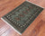 Green 2' 0" X 3' 2" Silky Bokhara Hand Knotted Wool Rug - Q24315