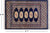 Navy Blue 2' 0" X 3' 1" Silky Bokhara Hand Knotted Wool Rug - Q24328