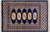 Navy Blue 2' 0" X 3' 1" Silky Bokhara Hand Knotted Wool Rug - Q24328