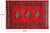 Red 1' 11" X 3' 0" Silky Bokhara Hand-Knotted Wool Rug - Q24329
