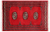 Red 1' 11" X 3' 0" Silky Bokhara Hand-Knotted Wool Rug - Q24329