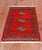 Red 1' 11" X 3' 0" Silky Bokhara Hand-Knotted Wool Rug - Q24329