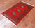 Red 1' 11" X 3' 0" Silky Bokhara Hand-Knotted Wool Rug - Q24329