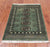 Green 2' 0" X 2' 10" Silky Bokhara Hand Knotted Wool Rug - Q24330