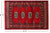 Red 2' 1" X 3' 1" Silky Bokhara Handmade Wool Rug - Q24332