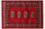 Red 2' 1" X 3' 1" Silky Bokhara Handmade Wool Rug - Q24332