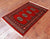 Red 2' 1" X 3' 1" Silky Bokhara Handmade Wool Rug - Q24332